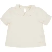 Copenhagen Colors Solid Blouse W. Collar Ss - Cream - 116