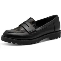 Tamaris Loafer ruskea / musta