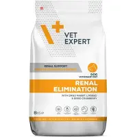 Vet Expert Veterinary Diet Renal Elimination kuivaruoka koirille, krooniseen munuaisten vajaatoimintaan, 8 kg