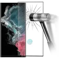 Mtp Products Full Cover Samsung Galaxy S23 Ultra 5G Panssarilasi - 9H - Musta