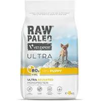 Vet Expert Raw Paleo Ultra Turkey -kuivaruoka pennuille 8 kg