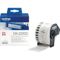Brother DK-22223 utskriftsbara etiketter Vit