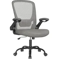 Songmics Ergonominen kääntötuoli verkossa ja ristiseläntuella