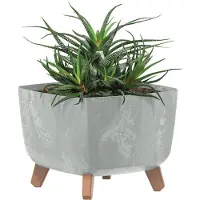 Prosperplast GRACIA SQUARE BETON EFFECT neliskanttinen kukkaruukku DGQL300E-422U, Väri Betoni, , Mitat 29x29x22 cm