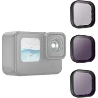 Telesin Lens filter set CPL+ND 8/16/32 for GoPro Hero 9 / Hero 10 / Hero 11 / Hero 12 (GP-FLT-903)