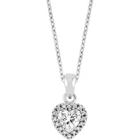 Lykken Hearts halo kaulakoru hopeaa