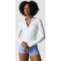 ICANIWILL Ignite Seamless 1/2 Zip Long Sleeve White