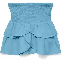 Vero moda Vmemma Smock Layer Skirt Wvn Girl Noos - Blue - 152