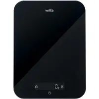 Wilfa MAX KS2B-10 Keittiövaaka, 10 kg, Musta