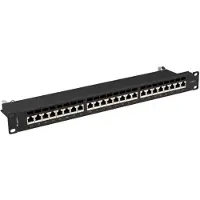 Lanberg PPS7-1024-B PATCH PANEL 24 PUERTOS 1U CAT.7 FTP NEGRO