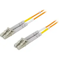 Deltaco – Kuitukaapeli LC - LC duplex, multimode 1m (LCLC-1M)