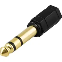 Deltaco Audioadapteri 3,5 mm naaras - 6,3 mm uros