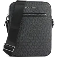 Michael Kors Olkalaukku vaaleanharmaa / musta