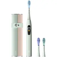Oclean X Ultra 20 Set sonic-hammasharja + 2 vaihtopäätä mukana matkakotelo Green