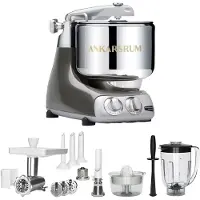 Ankarsrum AKM 6230 yleiskone + Deluxe-paketti, black chrome