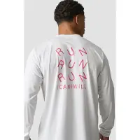 ICANIWILL Essential Dri-Release Printed Long Sleeve White