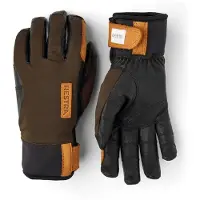 Hestra Ergo Grip Active Wool Terry - 5 Finger - Khaki green - 6