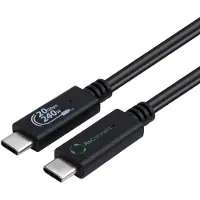 Microconnect ReConnect USB-C 3.2 Gen2x2 ECO USB-C -kaapeli, 100 W, 2 m, musta