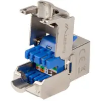 Lanberg KSF6-4000, Tasainen, Sininen, Hopea, RJ-45, LSA, Naaras, Fosfori/pronssi