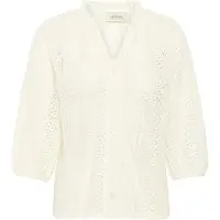 Cream Crrubby Lace Shirt - - 44