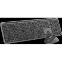 Logitech Signature Slim Combo MK950 - Näppäimistö ja Hiirisetti - Ranskalainen - Harmaa
