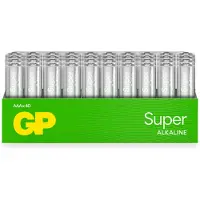 GP Super Alkaline Battery, Size AAA, 24A/LR03, 1.5V, 40-pack