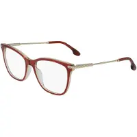 Victoria Beckham Modernit aurinkolasit - - Läpinäkyvä Punainen/Ruskea - 54 mm - Polykarbonaatti