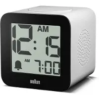 Braun BC25WP digitaalinen herätyskello valkoinen