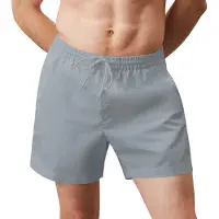 Calvin Klein Swimwear Uimashortsit basaltinharmaa / valkoinen