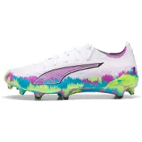 Puma Ultra 6 Ultimate Fg Brilliance - Valkoinen/fizzy Apple/sininen/puhdas Magenta Nainen Limited Edition - Nurmi (Fg), koko 36