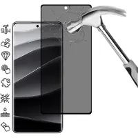 Mtp Products Xiaomi Redmi Note 14 Pro+ 5G/13 Pro+ Yksityisyyttä Suojaava Täysin Peittävä Panssarilasi - 9H - Musta Reuna