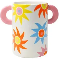 Qué Rico Vase - Ricardo - Verano Vibes - Multi/patterned - 19.5 CM