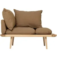 UMAGE Lounge Around 1,5-paikkainen sohva Oak/Sugar Brown
