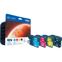 Brother VALUE PACK LC-1100HY BK/C/M/Y (LC1100HYVALBP)
