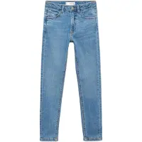 Mango Star-Embroidered Skinny Jeans - Blue - 13-14