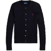 Ralph Lauren for woman. 211971868008 Navy cotton eights knit cardigan (M), Casual