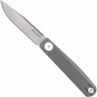 Real Steel G-Slip Compact 7869 Bead Blasted VG10, Grey G10, pocket knife, Ostap Hel design