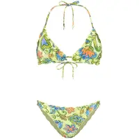 Shiwi Bikini vaaleansininen / vaaleanvihreä / koralli / musta