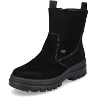 Rieker Ladies Mid Height Boots X8250-00 Black - Black - 40