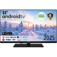Finlux 32 tuumainen G8 Android TV (2025) Musta
