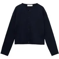 Mango Long Sleeves Knit Cardigan - Black - 5-6