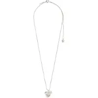 Pilgrim Luis Necklace Silver-Plated - Silver - ONE SIZE
