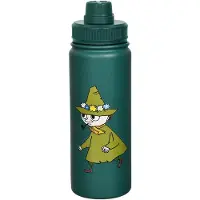 Nordicbuddies - Muumi Termospullo Nuuskamuikkunen 0,55 L Vihreä