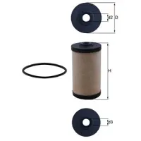 MAHLE ORIGINAL Polttoainesuodatin KX 43