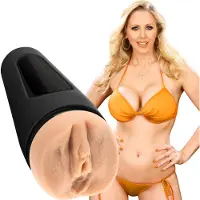 Doc Johnson Main Squeeze - Julia Ann tekovagina, aidon näköinen, pehmeä, teksturoitu, omassa kotelossaan, vaalea