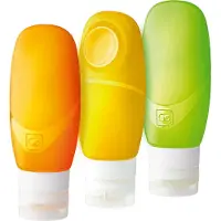 Go Travel Silikoninen matkailupullo 100 ml, 3 kpl