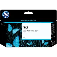 HP 70, Designjet-mustekasetti, vaaleanharmaa, 130 ml, DesignJet Z2100, Z3100 ja Z3200 -valokuvatulostinsarja, DesignJet Z5200 PostScript -tul...