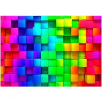 Artgeist Colourful Cubes itseliimautuva fototapetti