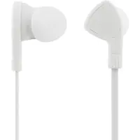 STREETZ E110 In-ear headset, 1-button remote, 3.5mm, mic, white
