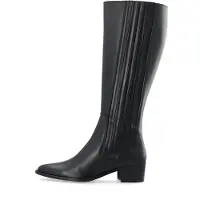 Bianco Biacarol Chelsea Knee High Boot Smooth Leather - Black - 37